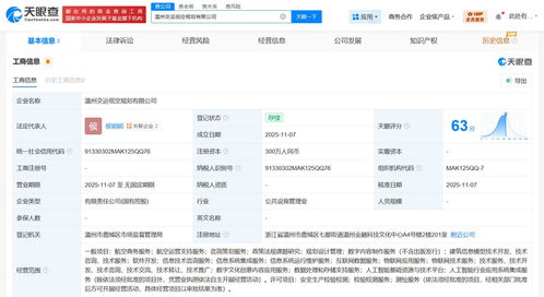 溫州市交通運輸集團(tuán)牽頭成立低空規(guī)劃公司，注冊資本300萬推動咨詢策劃服務(wù)